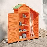 CIADAZ Geräteschuppen, Gerätehaus, Gartengerätehaus, Geräteschrank, Gartenschuppen,...