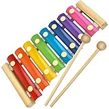 ISO TRADE Kinder Xylophon Glockenspiel Klangplatten Ungestimmt Motorik...