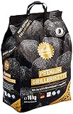 Die Kohle-Manufaktur | Premium Grillbriketts | 10kg | Markengrillkohle | 100% Made in...