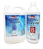 Epoxidharz iCrystal Resin 3 Kg: Ideal für die Herstellung von Schmuck, River...