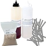 Schnellreparaturharz BEPOX1000 + 30 Stk. Estrichklammern, 500g Quarzsand, Gießharz,...