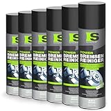 Spraytive 6 x 500ml Power Bremsenreiniger Spray - Hochwirksamer...