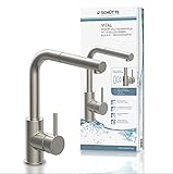 SCHÜTTE 99705 VITAL Sensor-Spültischarmatur Küche, Küchenarmatur mit ausziehbarer...