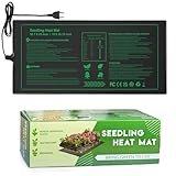 NAMOTEK Pflanzen-Heizmatte 52x24cm - wasserdichte Wärmematte zur Keimung & für...
