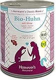 Herrmanns Bio Hundefutter Huhn Menu 2 mit Hirse, Kürbis, Zucchini 800 g, 6er...