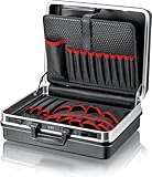 KNIPEX Werkzeugkoffer 'Basic', leer, 41 Steckmöglichkeiten, 27 l Volumen, 465 x 200 x 410...