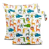 ROELLY Wetbag Kindergarten, 2-Teilige Nassbeutel Kindergarten, wasserdichte...