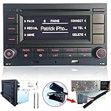 SCUMAXCON Autoradio Audio Stereo RCN210 für VW Golf MK4 Polo Passat B5 USB MP3 AUX SD...