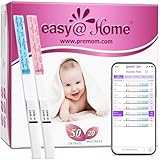 Easy@Home 50 Ovulationstest + 20 Schwangerschaftstest Frühtest - Empfidlich Kinderwunsch...