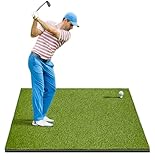 LaiEr Golf Training Matte,150x150cm Verdickung Golf Schlagmatte,Home Golf Rasen...