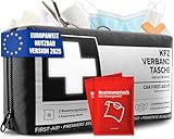 KFZ Verbandstasche nach aktueller Norm 2025 inkl. Beatmungstüchern - KFZ...