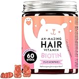 Biotin Hochdosiert Gummibärchen - Zuckerfrei - Haarvitamine für normales Haarwachstum...