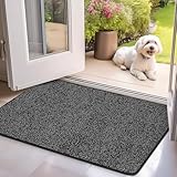 Mibao Schmutzfangmatte 50 x 80 cm, Sauberlaufmatte, Türmatte für Innen, rutschfeste...