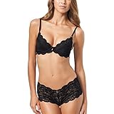 Smart & Sexy Damen Signature Lace Bra Push-Up-BH, Durchsichtig, Schwarzer...