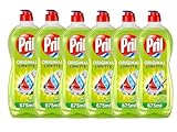 PRIL Original Limette (6x 675 ml), Handgeschirrspülmittel mit höchster Fettlösekraft,...