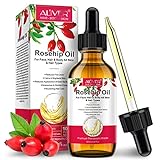 Hagebuttenöl Gesicht Rosehip Oil, 60ml Rosehip öl Anti-Falten Gesichtsöl mit Vitamin A...