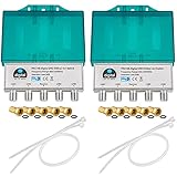 2X PRO DiseqC Schalter Switch 4/1 mit Wetterschutzgehäuse HB-DIGITAL 4X SAT LNB...
