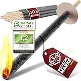 Brandstifter® 10 x bis zu 45 Minuten Fackeln für Hochzeit, Kinder Wanderung....