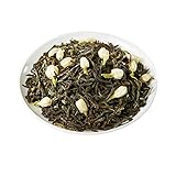 Chinesischer grüner Blatttee, stark aromatisierter Jasmintee, ungeblühte Knospen für...
