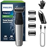 Philips Bodygroom Series 5000, wasserfester Trimmer für Intimbereich und Körper,...