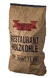 15kg Restaurant Holzkohle Quebracho Blanco Premium Kohle große Stücke...