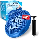 Retoo Ballsitzkissen mit Pumpe, 34cm Durchmesser, Balancekissen, Orthopädisches...