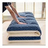 6cm Dicke Futon-Bodenmatratze, Lammwolle-Matratze, Klappmatratze Für Studentenwohnheime,...
