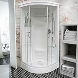 Schulte Wellnessdusche Helgoland III, 92x92 cm, Fertigdusche Komplettdusche Duschtempel...