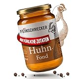 Der Feinschmecker 350ml Hühnerfond aus natürlichen Zutaten I Leckere Basis für...