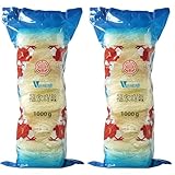 Diamond Glasnudeln, lang, Lungkou Vermicelli, 1000 g (Packung mit 2)