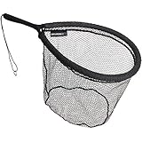 Savage Gear Pro Finezze Rubbermesh Net 40x50x50cm Watkescher - Angelkescher zum Watangeln,...