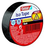 tesa Isolierband - Selbstklebendes Isolierband, hitzebeständig - Zum Isolieren,...