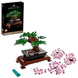 LEGO 10281 Icons Bonsai Baum, Kunstpflanzen-Set zum Basteln für Erwachsene, Zimmerdeko,...