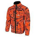 Full mundur Digital Green Camo und Blaze Camo Orange Jagd Jacke Wendejacke für Herren...