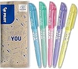 Pilot Frixion Light Soft - radierbarer Textmarker - in Pastellfarben im Set -...
