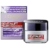 L'Oréal Paris Hyaluron Tagescreme, Anti-Aging Gesichtspflege mit Micro-Filler...