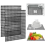 POFIBO 2er-Set Spülbeckenmatte, Schutzmatte für Spülbecken, 30x40cm...