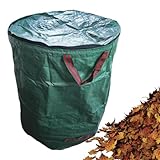 Gartenabfallsäcke mit Griffen, Standbare Laubsäcke, Haushof, Müllbeutel für Schmutz,...