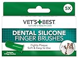 Vet's Best Silicone Finger Brushes für Hunde & Welpen - 5 Pack