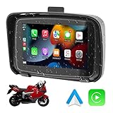 KAOLALI 5' Motorrad Tragbares Carplay Wireless Motorrad GPS Navigationsgerät Wasserdicht...