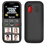 simvalley MOBILE Seniorenhandy: Senioren-Handy, Garantruf Premium, 4 Kurzwahl-Foto-Tasten...