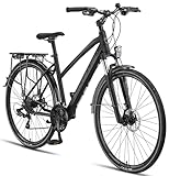 Licorne Bike Premium Touring Trekking Bike in 28 Zoll Aluminium Scheibenbremse Fahrrad...