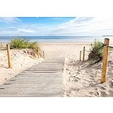 Runa Art Fototapete Strand und Meer Modern Vlies Wohnzimmer Schlafzimmer - Made in Germany...