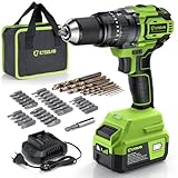 Akku Schlagbohrschrauber, ETOOLAB Akkuschrauber Set 45pcs, 70Nm Professioneller...