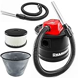 KAMINER Aschesauger Feinstaubsauger Ofen 15L 1200W HEPA Filter DualFilter 1170