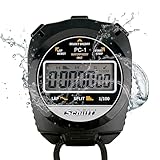 Schütt Profi Stoppuhr PC-1 | Wasserdicht IP67 | Ganz einfach: nur Start - Stopp & Reset |...