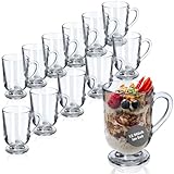 KADAX Kaffeegläser Set, 300ml, Teegläser aus Glas, Glühweingläser,...