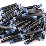 NAUXIU 10 Stück/Packung 3,4 / 2,6 mm Kaliber Tintenpatronen für Tinte Schwarz / Dunkle...
