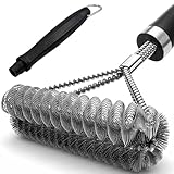 Kezidhp Grillbürste für Gussrost, Grill Bürste mit Extra Langer...
