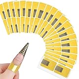 BUDOCI 120 St Nagel Schablonen Selbstklebende Modellier Schablone Nail Forms für...